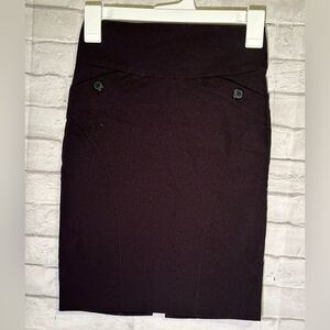 Black skinny Pencil Skirt